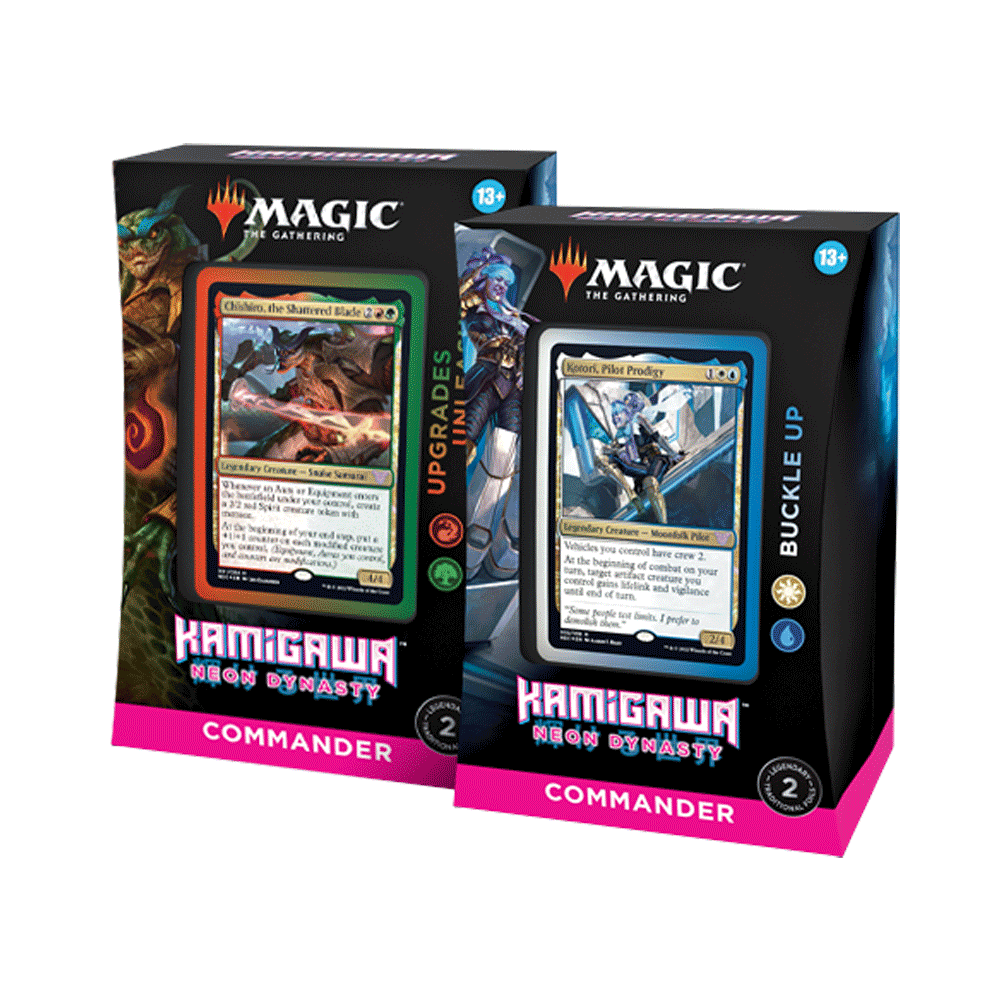 MTG Set Di Deck Commander Di Kamigawa Neon Dinasty 4X Trading