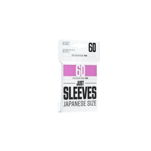 Just Sleeves - Japanese Size Pink (60 Sleeves)