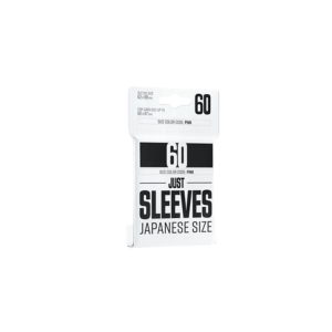 Just Sleeves - Japanese Size Black (60 Sleeves)