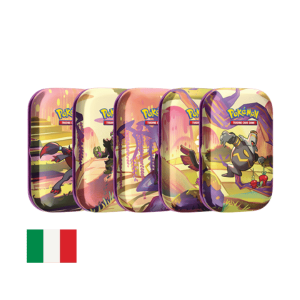 PKM - Scarlet & Violet 6.5 Shrouded Fable Mini Tins Assorted Display (10) - IT