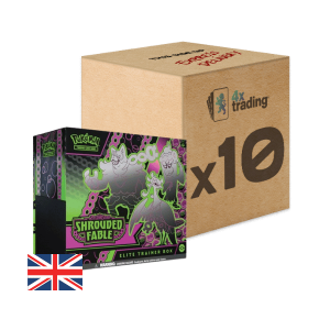 PKM – Scarlet & Violet 6.5 Shrouded Fable ETB Sealed Case (10 Box) – EN