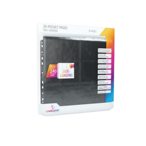 10 Gamegenic 24-Pocket Side-Loading Pages (Nero)