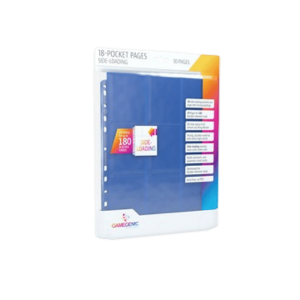 10 Gamegenic 18-Pocket Side-Loading Pages (Blu)