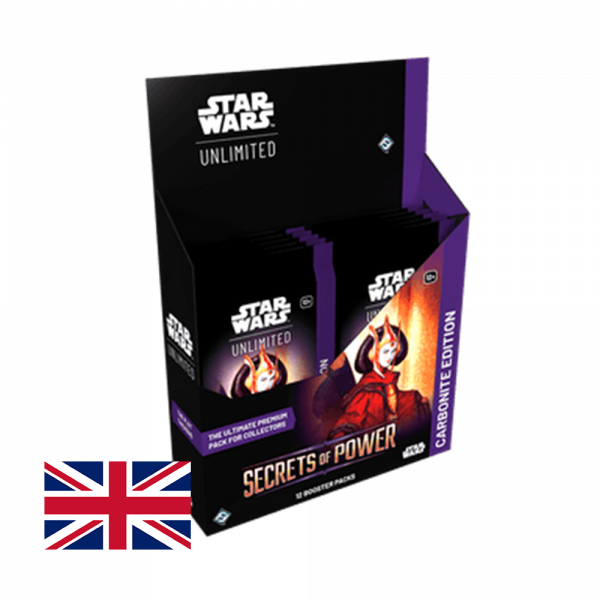 Star Wars: Unlimited – Secrets of Power Carbonite Booster Display (12 Booster) – EN