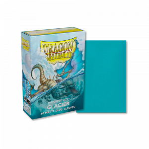 Dragon Shield Japanese size Matte Dual Sleeves - Glacier Miniom (60 Sleeves)