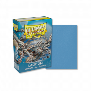 Dragon Shield Japanese size Dual Matte Sleeves - Lagoon 'Saras' (60 Sleeves)