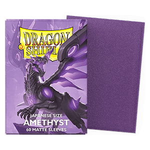 Dragon Shield Japanese Matte Sleeves – Amethyst (60 Sleeves)