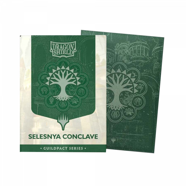 Dragon Shield Standard size License Sleeves – Magic: The Gathering Selesnya Conclave (100 Sleeves)