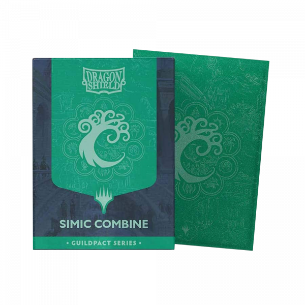 Dragon Shield Standard size License Sleeves – Magic: The Gathering Simic Combine (100 Sleeves)