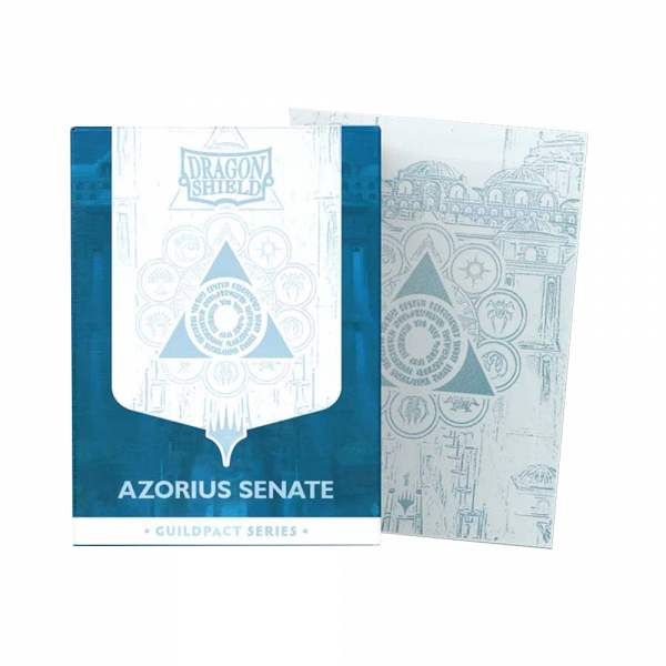 Dragon Shield Standard size License Sleeves – Magic: The Gathering Azorius Senate (100 Sleeves)