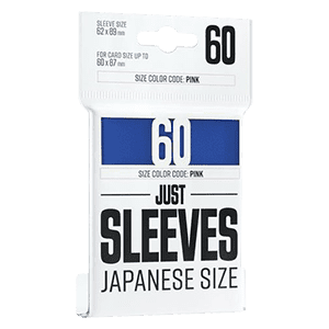 Just Sleeves - Japanese Size Blue (60 Sleeves)