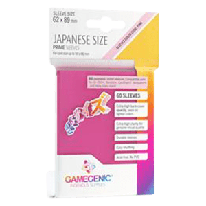 Gamegenic - PRIME Japanese Sized Sleeves Pink (60 Sleeves)
