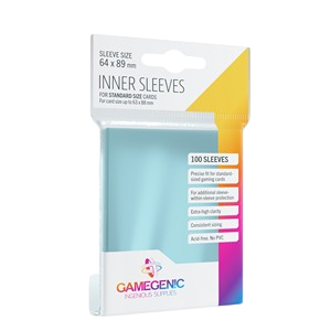 Gamegenic - Inner Sleeves - Clear (100 Sleeves)