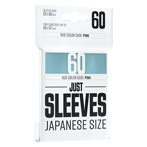 Just Sleeves - Japanese Size Clear (60 Sleeves)