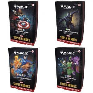 Magic: The Gathering | Marvel Super Heroes Commander Deckset - IT