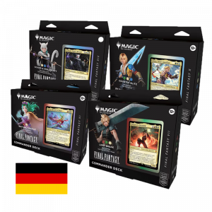 Magic: The Gathering | Final Fantasy Commander Deck Display (4 Decks) - DE