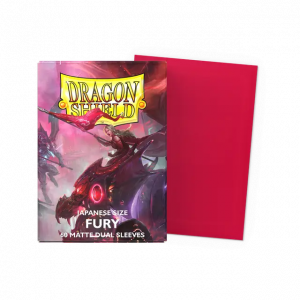 Dragon Shield Japanese size Dual Matte Sleeves - Fury 'Alaria, Commonwealth Champion' (60 Sleeves)