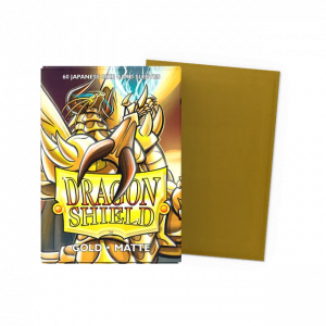Dragon Shield Small Sleeves - Japanese Matte Gold (60 Sleeves)