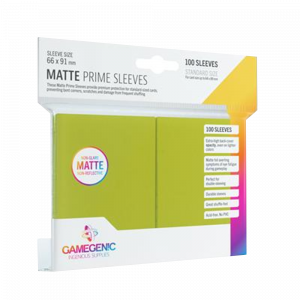 Gamegenic - Matte Prime Sleeves Lime (100 Sleeves)