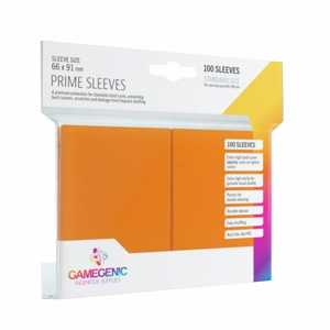 Gamegenic - Prime Sleeves Orange (100 Sleeves)