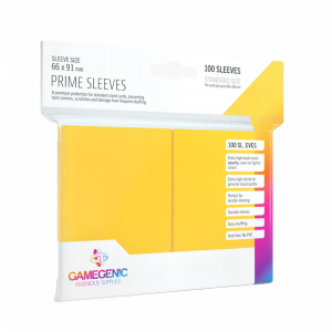 Gamegenic - Prime Sleeves Yellow (100 Sleeves)