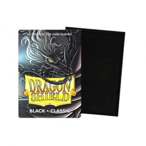 Dragon Shield Japanese Art Sleeves - Classic Black (60 Sleeves)