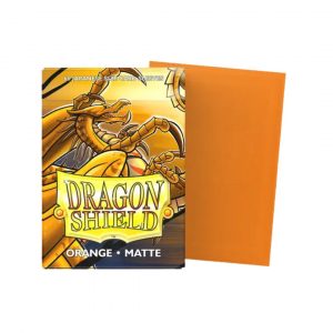 Dragon Shield Small Sleeves - Japanese Matte Orange (60 Sleeves)