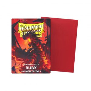 Dragon Shield Small Sleeves - Japanese Matte Ruby 'Geledar' (60 Sleeves)