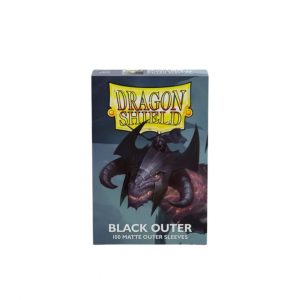 Dragon Shield Standard Outer Sleeves - Matte Black (100 Sleeves)