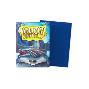 Dragon Shield Standard Sleeves - Matte Blue (100 Sleeves)