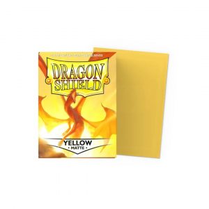 Dragon Shield Small Sleeves - Japanese Matte Yellow (60 Sleeves)