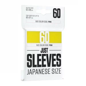 Just Sleeves - Japanese Size Yellow (60 Sleeves)
