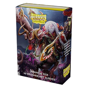Dragon Shield Japanese size Brushed Art Sleeves - Christmas 2022 (60 Sleeves)